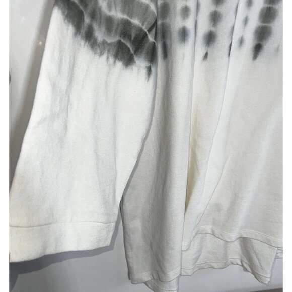 C Active Sweatshirt Green and Cream Women's Plus 22 / 24 W Tie Dye NWT New - Picture 2 of 16